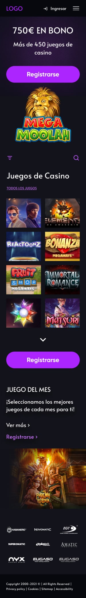 Kiểm tra bản demo của trang web trò chơi!