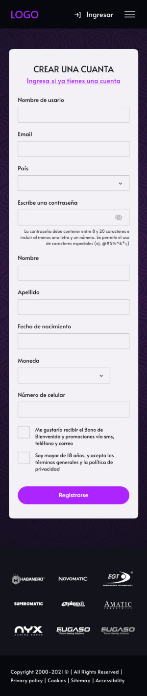 Kiểm tra bản demo của trang web trò chơi!