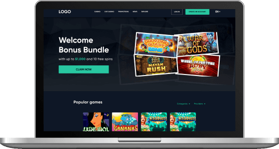 Connect the demo of a gaming site!