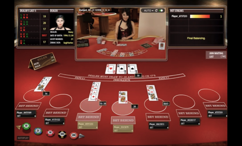 Live Blackjack