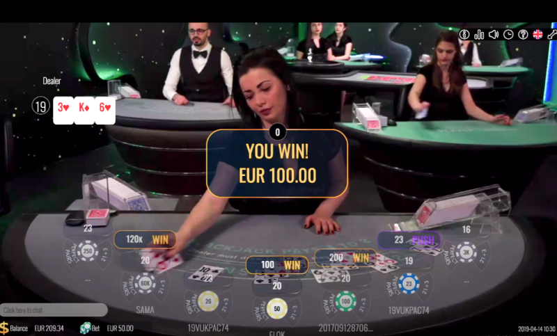 Live Blackjack