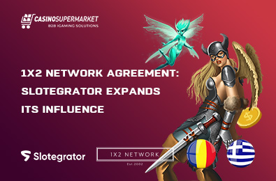 1x2 Network Agreement: Slotegrator Expands Its Influence