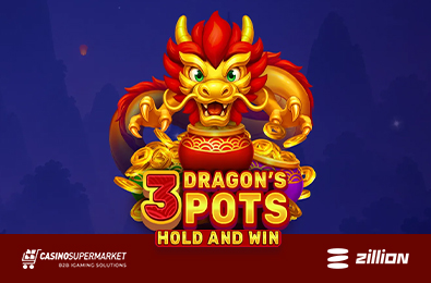 3 Dragon’s Pots Joins Zillion Games’ Mythological Slot Collection