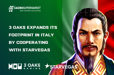 3 Oaks Expands Its Footprint in Italy by Cooperating with StarVegas
