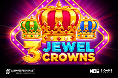 3 Oaks Introduces a Royal-Themed Slot — 3 Jewel Crowns