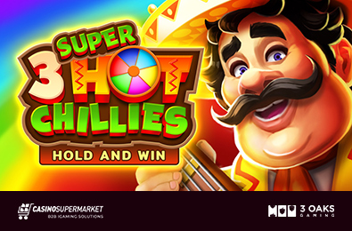 3 Oaks Introduces an Upgraded Version of Its 3 Hot Chillies Slot