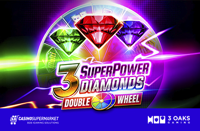3 Oaks Kicks off a High-Energy, Dazzling Adventure in 3 SuperPower Diamonds