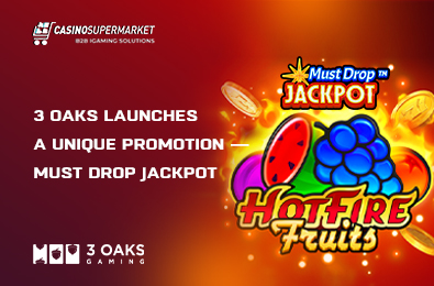 3 Oaks Launches a Unique Promotion — Must Drop JACKPOT