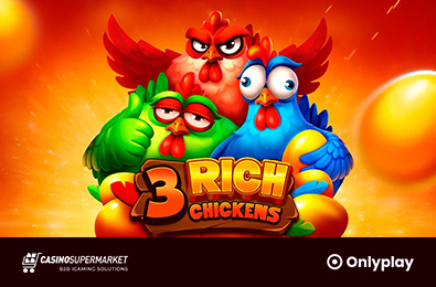 Onlyplay’s 3 Rich Chickens Brings Hilarious Characters and Fun Features