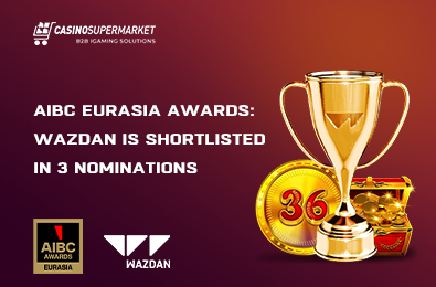 AIBC Eurasia Awards: Wazdan Is Shortlisted in 3 Nominations