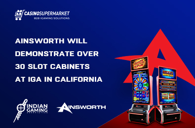 Ainsworth to Present 30+ Slots at the Gambling Expo in California