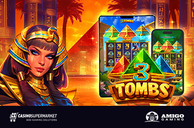 Amigo Gaming Expands Its Adventure Collection with a New Slot, 3 Tombs