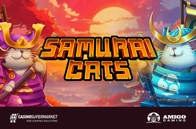 Amigo Gaming Introduces Cute Warriors in Its Samurai Cats Online Slot