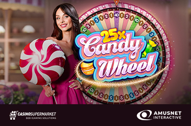 Amusnet Expands Its Live Gaming Library with Candy Wheel
