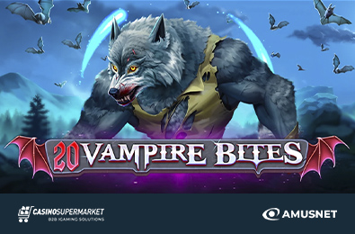 Amusnet Introduces a Dark-Fantasy-Themed Slot — 20 Vampire Bites