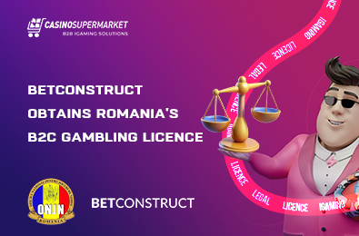 BetConstruct Obtains Romania’s B2C Gambling Licence