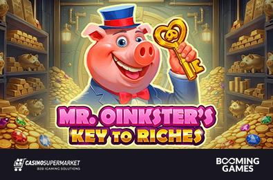 Booming Games Adds Mr. Oinkster’s Key to Riches to Its Money-Themed Lineup