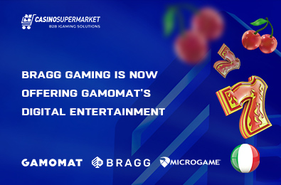 Bragg Gaming Is Now Offering GAMOMAT's Digital Entertainment