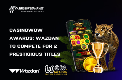CasinoWow Awards: Wazdan to Compete for 2 Prestigious Titles