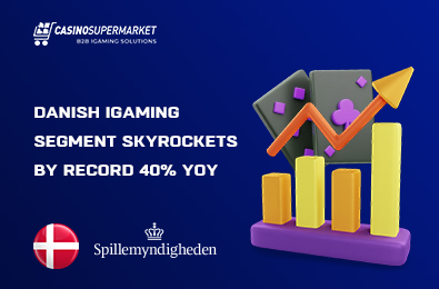 Danish iGaming Segment Skyrockets by Record 40% YoY