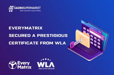 EveryMatrix Secured a Prestigious Certificate from WLA