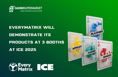 EveryMatrix Will Demonstrate Its Products at 3 Booths at ICE 2025