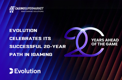 Evolution Celebrates Its Successful 20-Year Path in iGaming