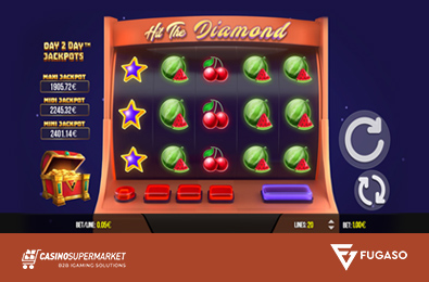 Fugaso Announces the Juicy Hit the Diamond Slot