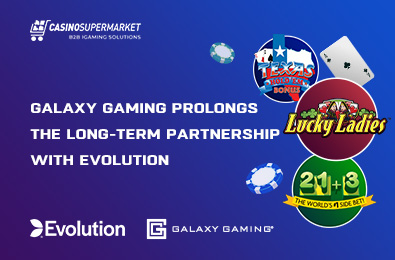 Galaxy Gaming Prolongs the Long-Term Partnership with Evolution