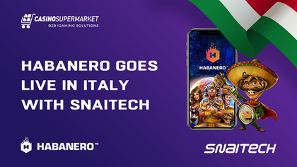 Habanero Goes Live in Italy with Snaitech