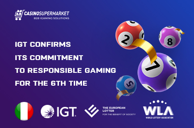 IGT Confirms Its Commitment to Responsible Gaming for the 6th Time