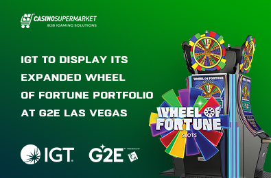 IGT To Display Its Expanded Wheel of Fortune Portfolio at G2E Las Vegas