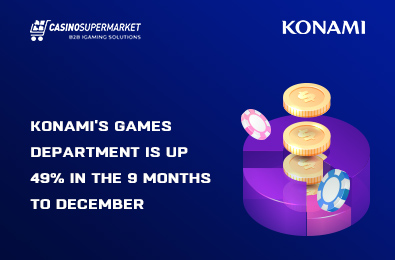 Konami's Games Department Is Up 49% in the Nine Months to December