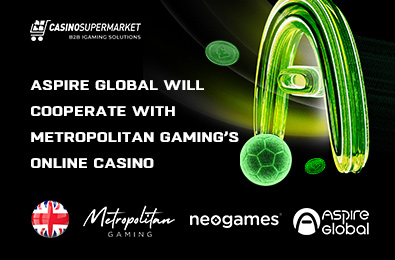NeoGames’ Aspire Global Will Cooperate With Metropolitan Gaming’s Online Casino