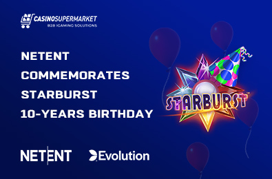 NetEnt Commemorates Starburst's 10-Year Birthday