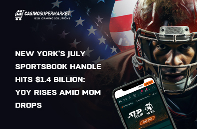 New York’s July Sportsbook Handle Hits $1.4 Billion: YoY Rises Amid MoM Drops