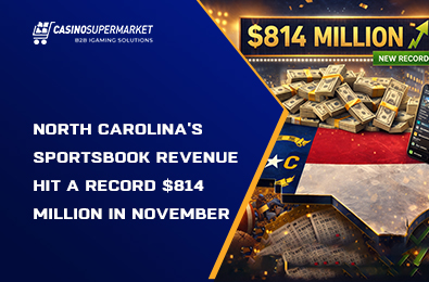 North Carolina’s Sportsbook Revenues Hit a Record $814 Million in November