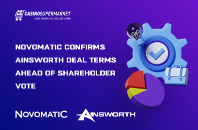 Novomatic Confirms Ainsworth Deal Terms Ahead of the Shareholder Vote