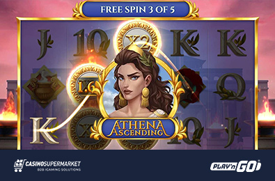 Play'n GO Includes Athena Ascending in Its Greek Mythology Franchise