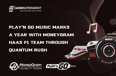 Play'n GO Music Marks a Year with MoneyGram Haas F1 Team Through Quantum Rush