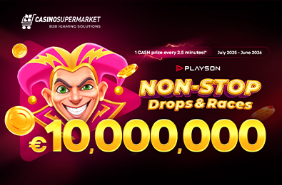 Playson Announces the Non-Stop Drops and Races 10KK Promotion