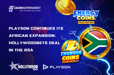 Playson Continues Its African Expansion: Hollywoodbets Deal in the RSA