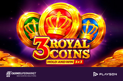 Playson Releases 3 Royal Coins with the Hold and Win Mechanic