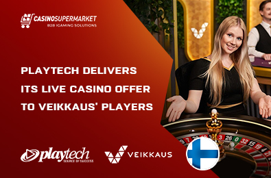 Playtech Delivers Its Live Casino Offer to Veikkaus' Customers