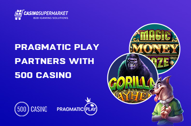 Pragmatic Play Unites with 500 Casino