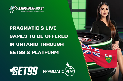 Pragmatic’s Live Games to Be Offered in Ontario Through BET99’s Platform