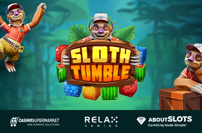 Relax Gaming and Aboutslots Team up to Make Players Chill with Sloth Tumble