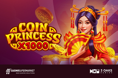 3 Oaks Unveils Coin Princess x1000 with Elegant Oriental Motifs and Big Wins