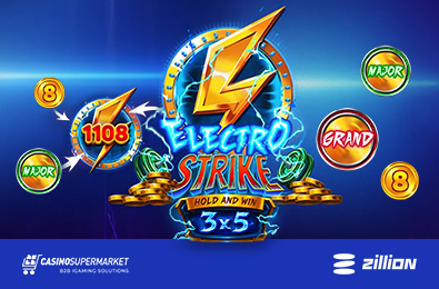Zillion Games Releases Electro Strike with Golden Coins and Energy Bolts