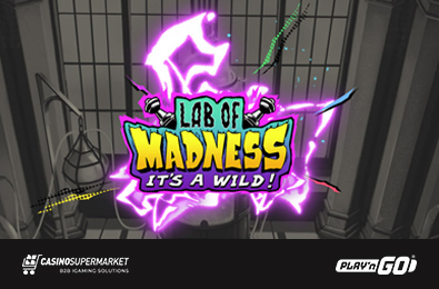 Play’n GO Unveils a Frankenstein-Inspired Slot, Lab of Madness It’s A-Wild!